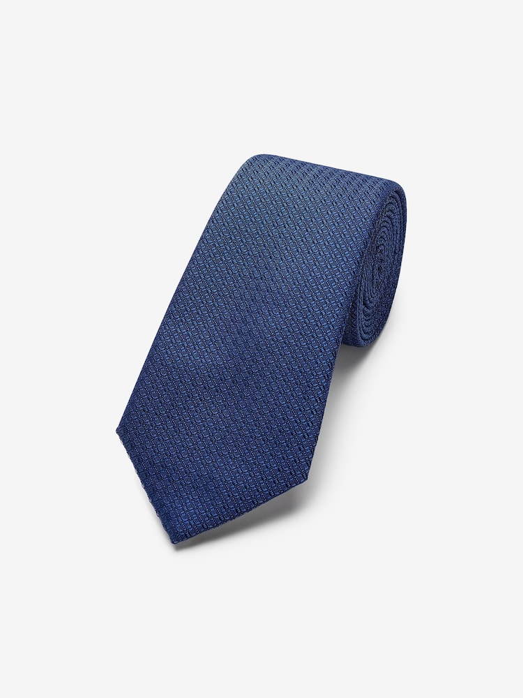 أزرق - Textured Ties And Clips 2 Pack - صورة 2 من 7 أزرق - Textured Ties And Clips 2 Pack - صورة 2 من 7