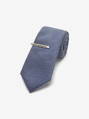 أزرق - Textured Ties And Clips 2 Pack - صورة 3 من 7