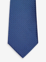 أزرق - Textured Ties And Clips 2 Pack - صورة 4 من 7