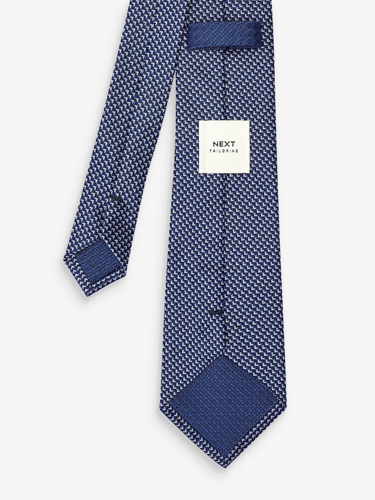 أزرق - Textured Ties And Clips 2 Pack - صورة 7 من 7 أزرق - Textured Ties And Clips 2 Pack - صورة 7 من 7
