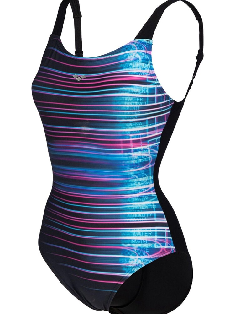 Maillot de bain Arena Womens Maria moulante à bonnets B noirs - Image 8 of 9
