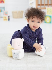 JoJo Maman Bébé Farm 4-Pack Soft Cubes - Image 7 of 7