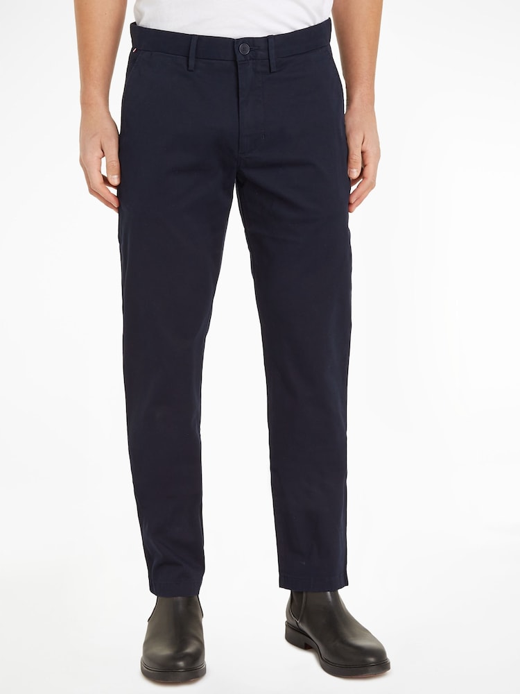 Tommy Hilfiger Blue Slim Bleecker Flex Chinos - Image 1 of 6