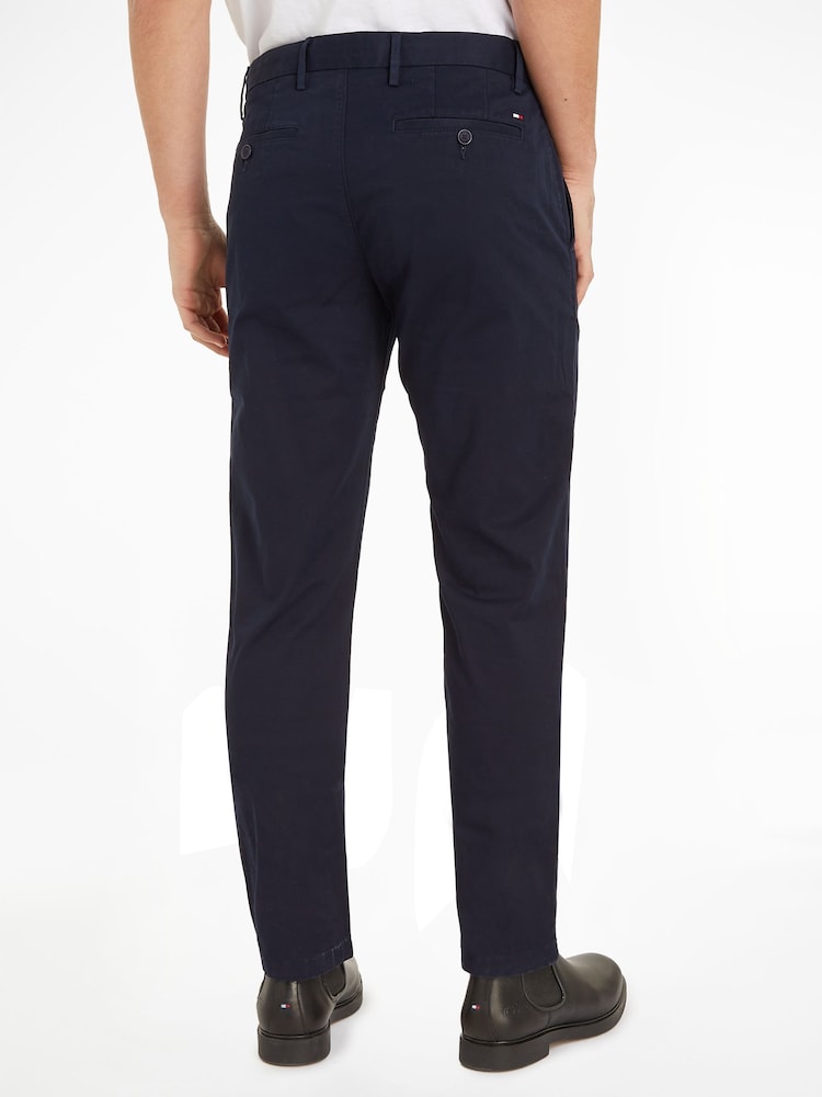 Tommy Hilfiger Blue Slim Bleecker Flex Chinos - Image 2 of 6
