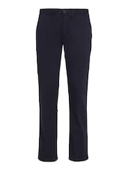 Tommy Hilfiger Blue Slim Bleecker Flex Chinos - Image 4 of 6