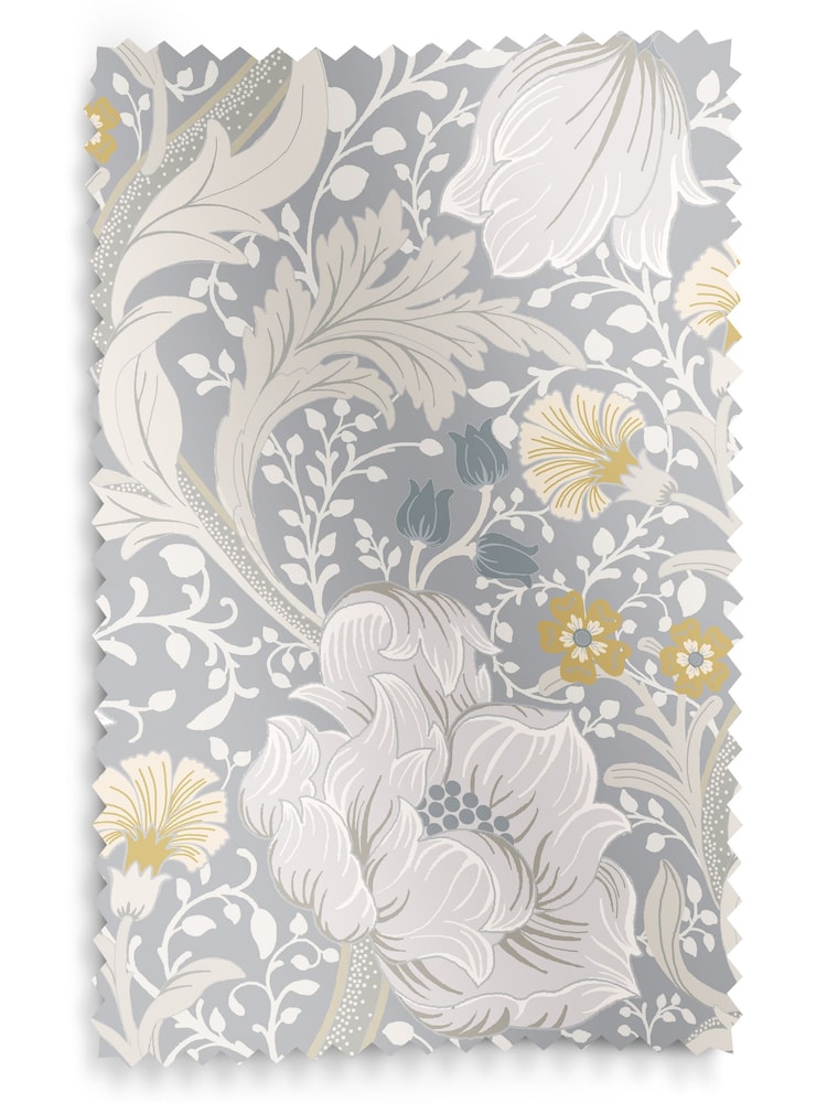Silver Grey Didsbury Made To Measure 100% Cotton Curtains - Image 9 of 9