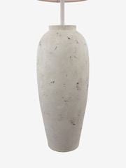 Dar Lighting White & Natural Roetta Floor Lamp - Image 5 of 6