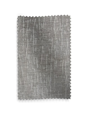 Grey Silver Heavyweight Chenille Super Thermal Eyelet Door Curtain - Image 4 of 4