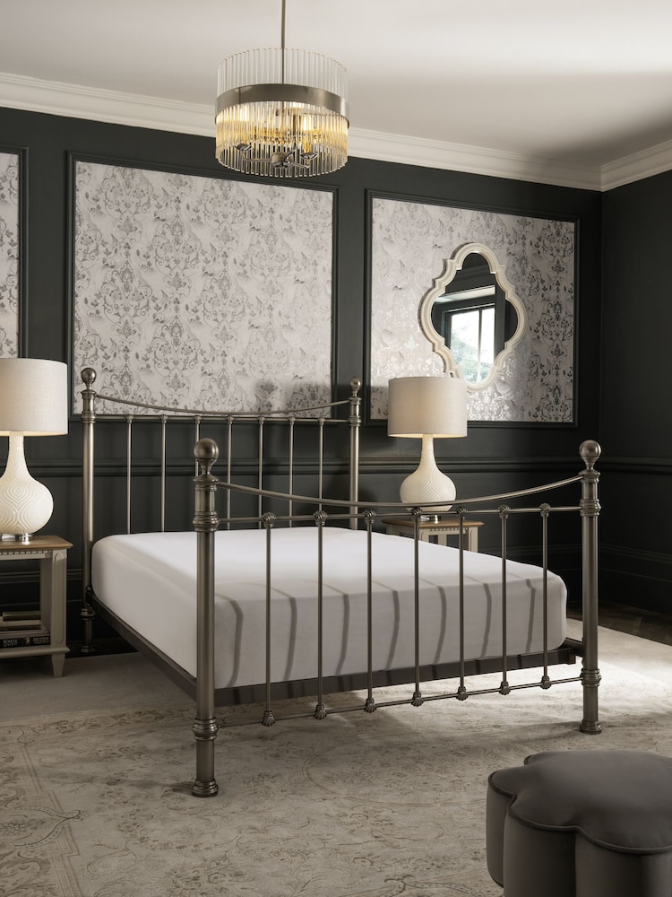 Laura Ashley Pewter Grey Hayworth Bed - Image 2 of 5