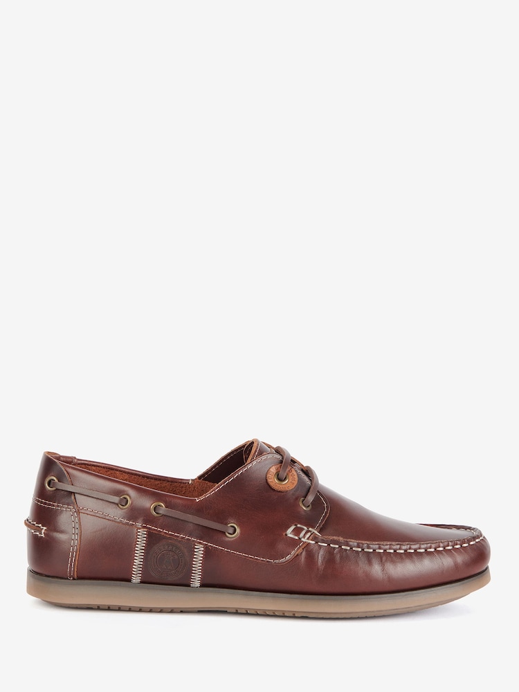 Barbour® Dark Brown Wake Boat Shoes - Image 1 of 7 Barbour® Dark Brown Wake Boat Shoes - Image 1 of 7
