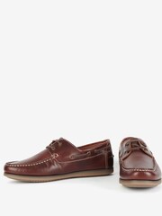 Barbour® Dark Brown Wake Boat Shoes - Image 3 of 7