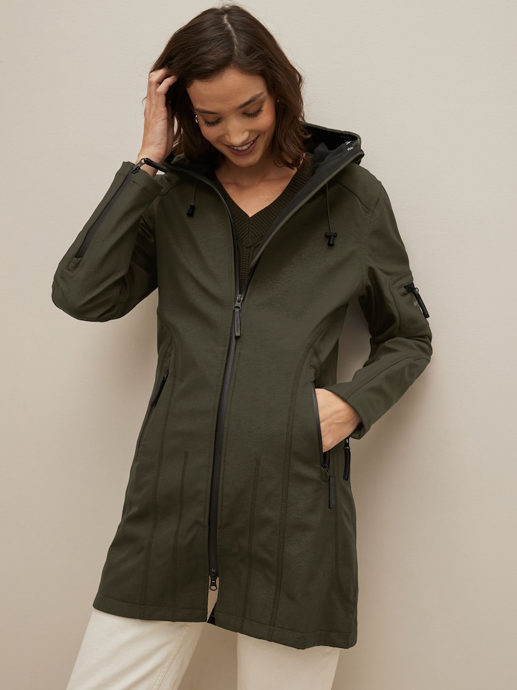 Ilse Jacobsen Waterproof Functional Softshell Raincoat - Image 1 of 5