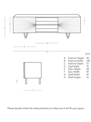 Swoon Silver Ziggy TV Unit - Image 4 of 7