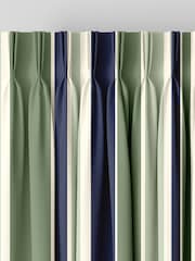 Green Huddson Made To Measure 100% Cotton Curtains - Image 5 of 9