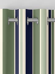 Green Huddson Made To Measure 100% Cotton Curtains - Image 7 of 9