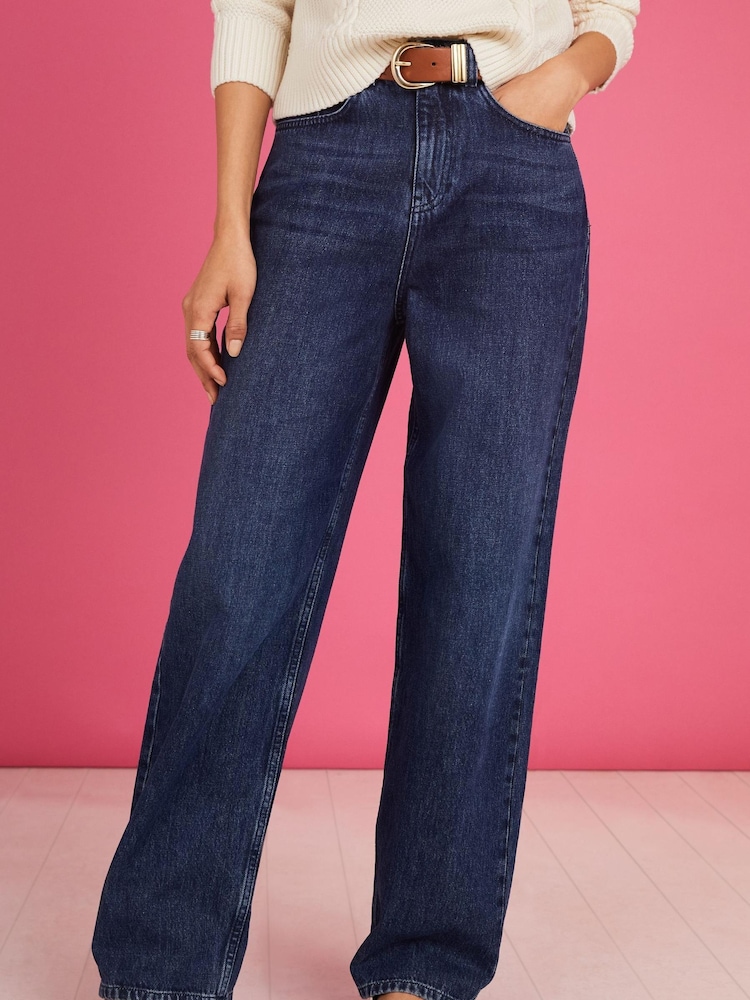 Baukjen Blue Wide Leg Jeans - Image 1 of 4