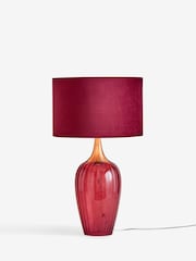 Cranberry Red Hampton Table Lamp - Image 5 of 5