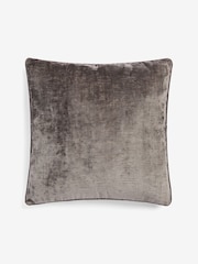 Mink Brown 59 x 59cm Camilla Chenille Cushion - Image 2 of 4