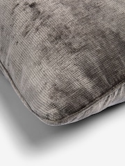 Mink Brown 59 x 59cm Camilla Chenille Cushion - Image 4 of 4