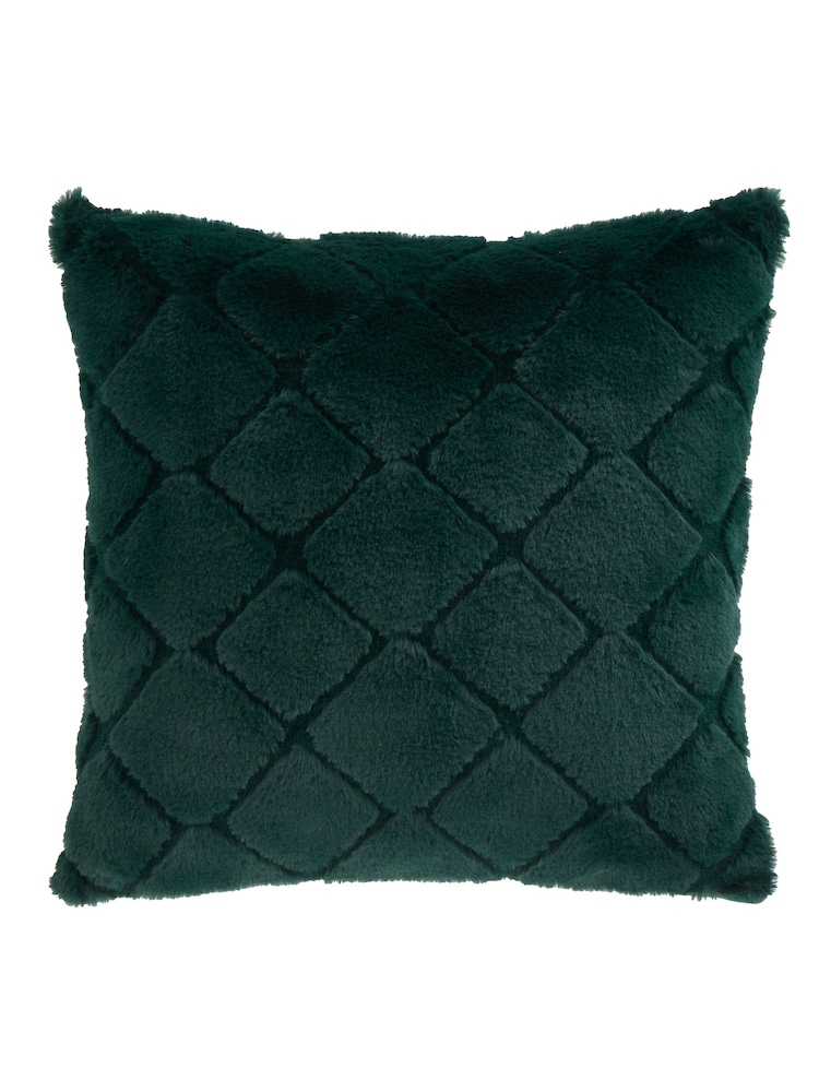 Catherine Lansfield Cosy Diamond Cushion - Image 4 of 5