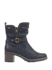 Pavers Blue Pavers Heeled Biker Boots - Image 1 of 5
