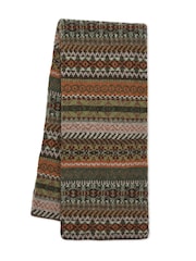 Celtic & Co. Mens Green Lambswool Fairisle Pattern Scarf - Image 2 of 3