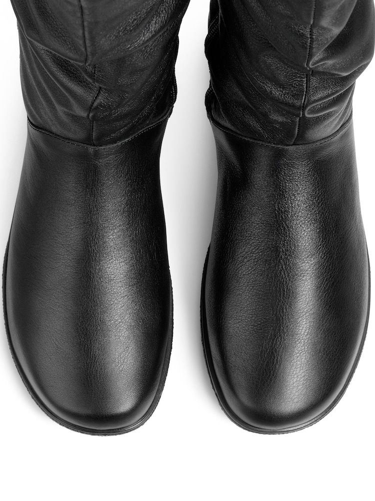 Hotter Black Extra Wide Fit Derrymore II Zip-Fastening Boots - Image 4 of 4