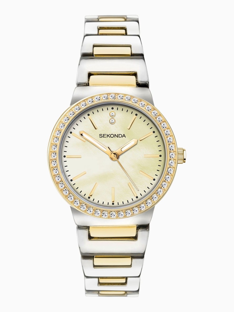Sekonda Ladies Gold Tone Bracelet Watch - Image 1 of 5