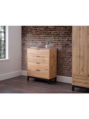 Julian Bowen Brown Bali Easy Assembly 4 Drawer Chest - Image 1 of 3