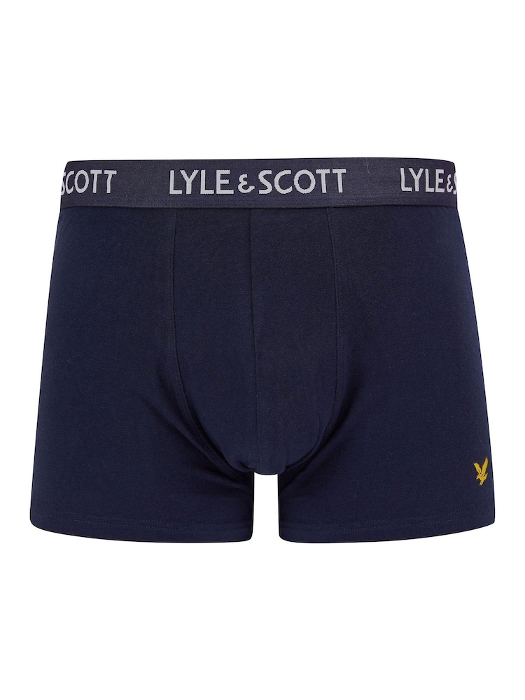 Lyle & Scott White Miller Underwear Trunks 5 Pack - Image 2 of 5