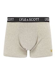 Lyle & Scott White Miller Underwear Trunks 5 Pack - Image 5 of 5