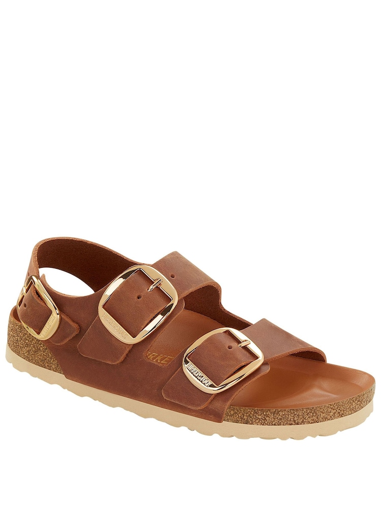 Sandalias con hebilla grande de cuero encerado de Milano de Birkenstock - Imagen 1 de 3 Sandalias con hebilla grande de cuero encerado de Milano de Birkenstock - Imagen 1 de 3
