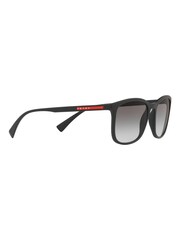 Prada Black Sport Rubberised Square Frame Sunglasses - Image 12 of 12