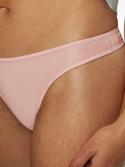 Calvin Klein Pink Marquisette Thong - Image 3 of 4