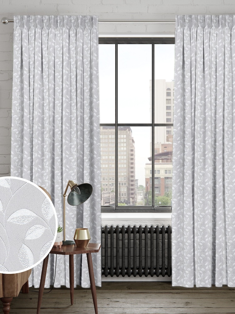 Grey Mallix Made To Measure Curtains - Image 1 of 9