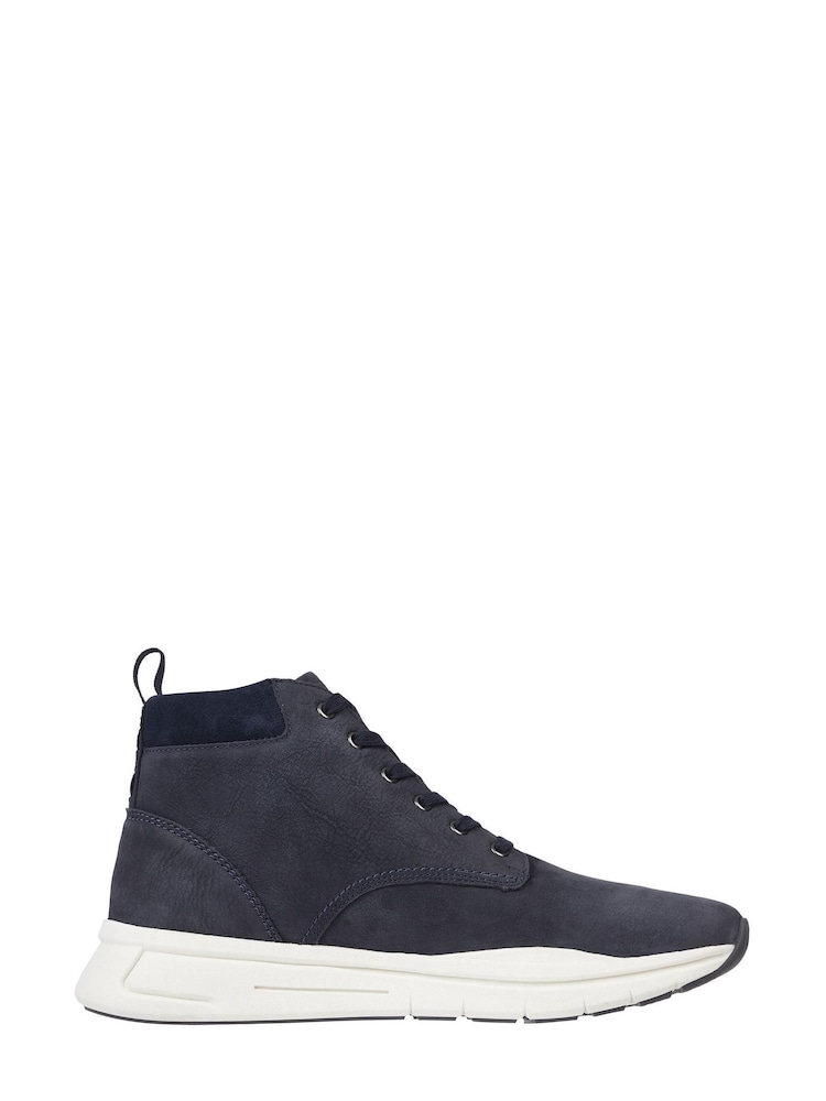 Tommy Hilfiger Blue Hybrid Leather Boots - Image 1 of 5