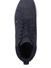 Tommy Hilfiger Blue Hybrid Leather Boots - Image 3 of 5