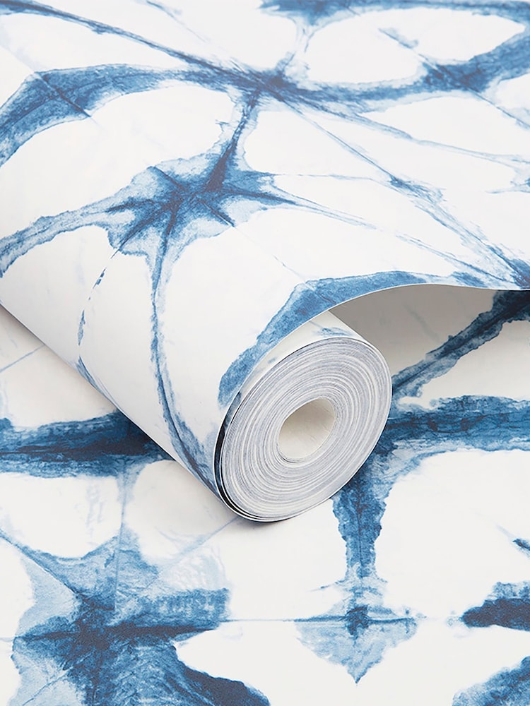 Graham & Brown Blue Indigo 10M Wallpaper - Image 3 of 3