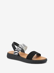 animal - Sandales Forever Comfort® en cuir à bretelles élastiques - Image 3 of 6