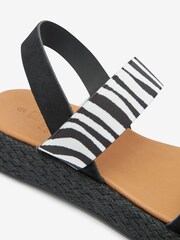 animal - Sandales Forever Comfort® en cuir à bretelles élastiques - Image 5 of 6