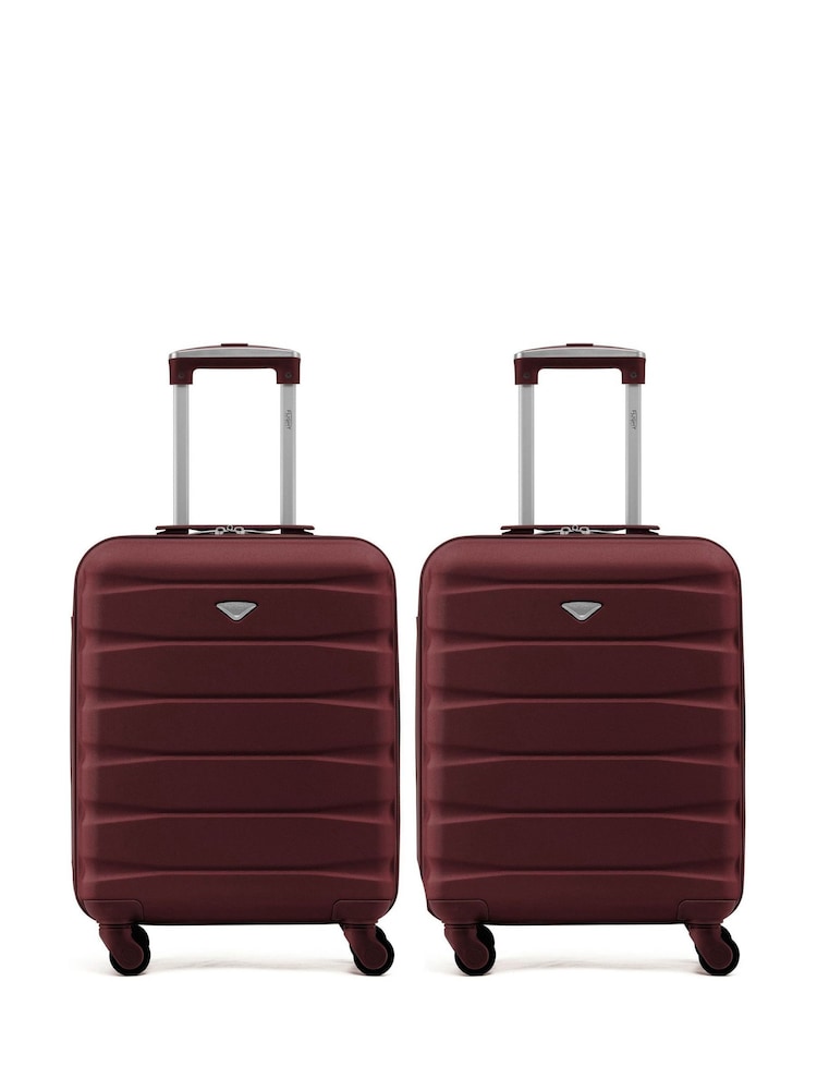 Flight Knight Ryanair Priority 4 Wheel ABS Hard Case Cabin Carry On Suitcase 55x40x20cm  Set Of 2 - Image 2 of 8