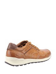 Cotswold Epney Leather Lace Trainers - Image 2 of 4