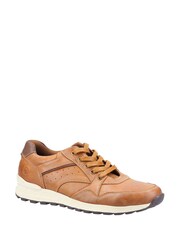Cotswold Epney Leather Lace Trainers - Image 3 of 4