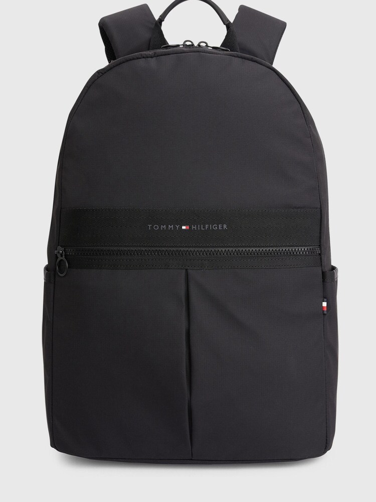 Tommy Hilfiger Black TH Horizon Backpack - Image 1 of 1