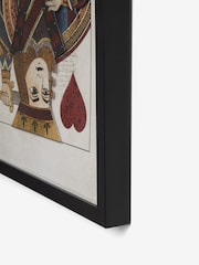 Monochrome Playing Card Framed King Wall Art - Image 4 of 5