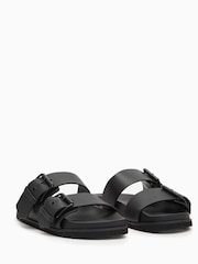 AllSaints Black Sian Sandals - Image 4 of 6