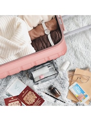 Flight Knight Rose Gold/Charcoal EasyJet 56x45x25cm Overhead 4 Wheel ABS Hard Case Cabin Carry On Suitcase Set Of 2 - Image 4 of 8