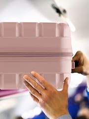 Flight Knight Rose Gold/Charcoal EasyJet 56x45x25cm Overhead 4 Wheel ABS Hard Case Cabin Carry On Suitcase Set Of 2 - Image 5 of 8