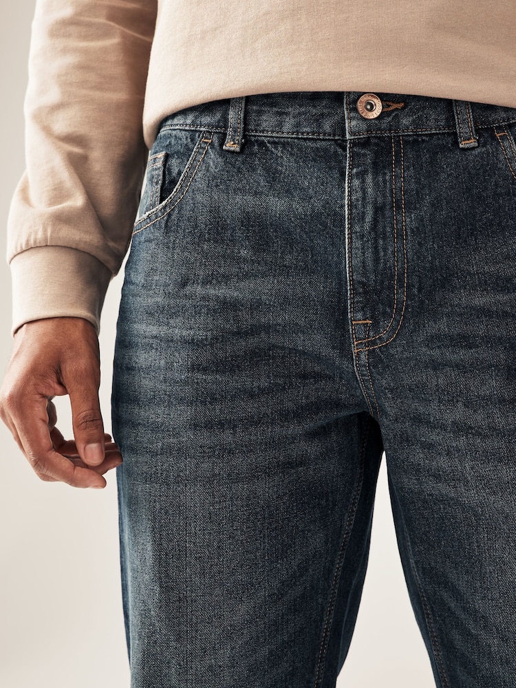 Teinte bleue - Coupe ample - 100% Coton Authentic Jeans - Image 5 of 10