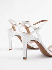 White Forever Comfort® Skinny Heel Sandals - Image 7 of 7